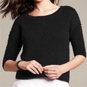 Banana Republic Popcorn Stitch Pullover Sweater medium